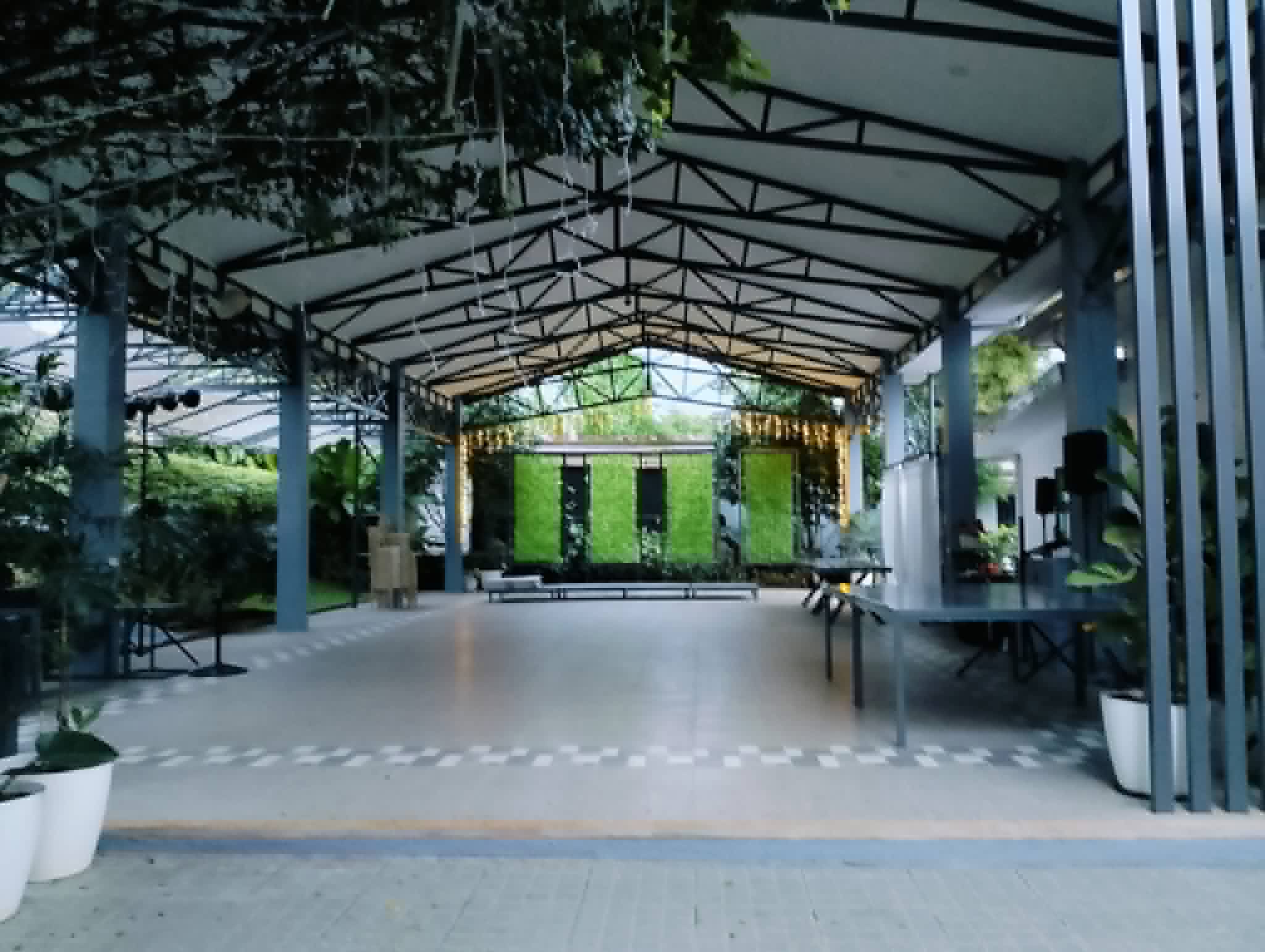 Villa 1 open-air pavilion for gatherings